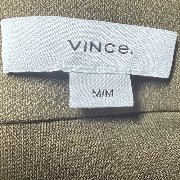 Vince Asymmetrical Skirt in Olive Green - Picture 4 of 6